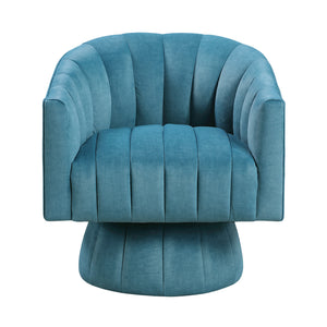Briar Velvet Fabric Swivel Chair