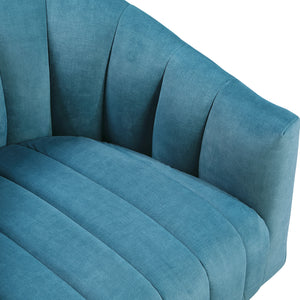 Briar Velvet Fabric Swivel Chair