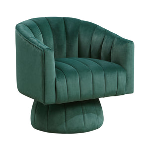 Briar Velvet Fabric Swivel Chair