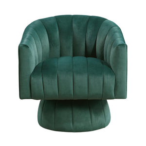 Briar Velvet Fabric Swivel Chair