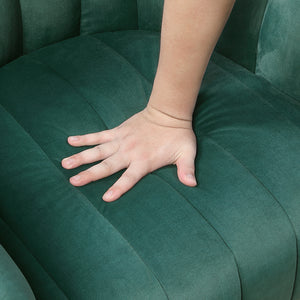 Briar Velvet Fabric Swivel Chair