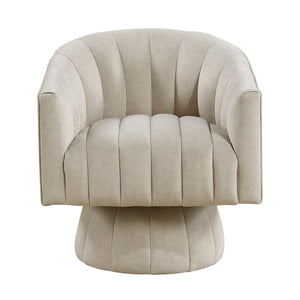 Briar Velvet Fabric Swivel Chair