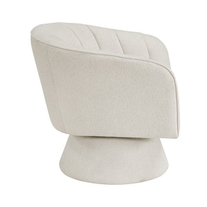 Willow Boucle Fabric Swivel Chair
