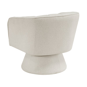 Willow Boucle Fabric Swivel Chair