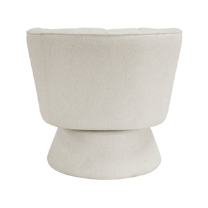 Willow Boucle Fabric Swivel Chair
