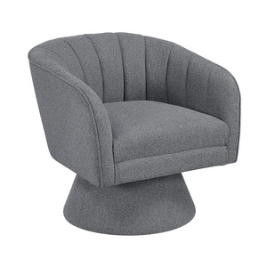 Willow Boucle Fabric Swivel Chair