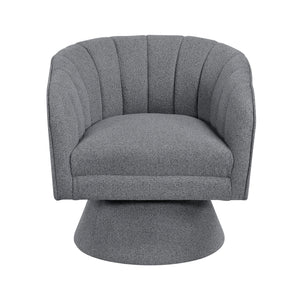 Willow Boucle Fabric Swivel Chair