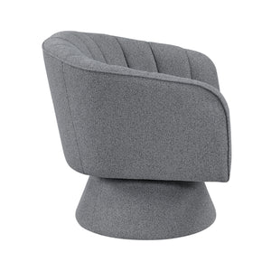 Willow Boucle Fabric Swivel Chair