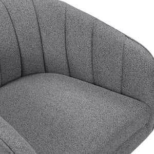 Willow Boucle Fabric Swivel Chair