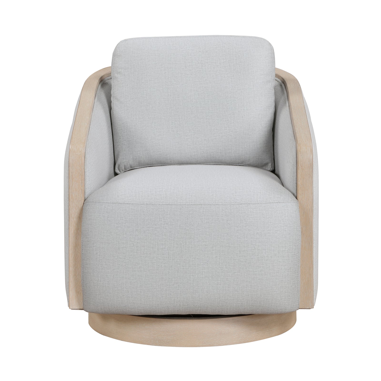 Pond Textured Fabric Swivel Chair