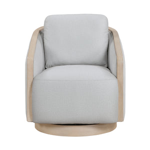 Pond Textured Fabric Swivel Chair