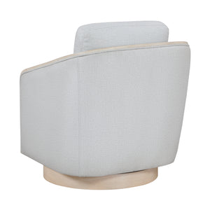 Pond Textured Fabric Swivel Chair