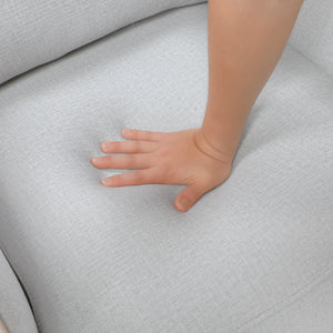 Pond Textured Fabric Swivel Chair
