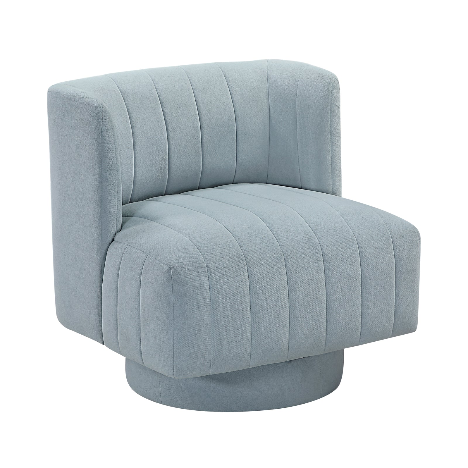 Bay Textured Fabric Swivel Chair