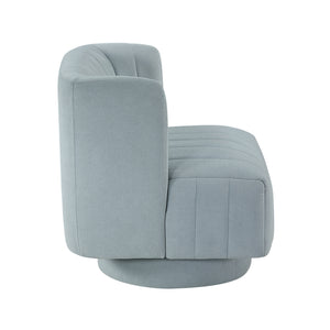 Bay Textured Fabric Swivel Chair