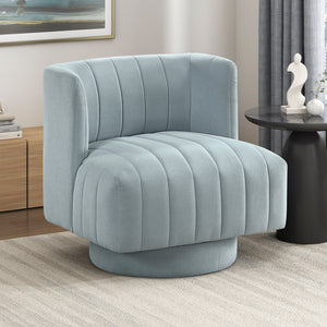 Bay Textured Fabric Swivel Chair