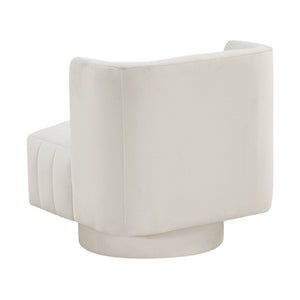 Bay Textured Fabric Swivel Chair