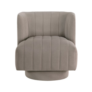 Bay Textured Fabric Swivel Chair