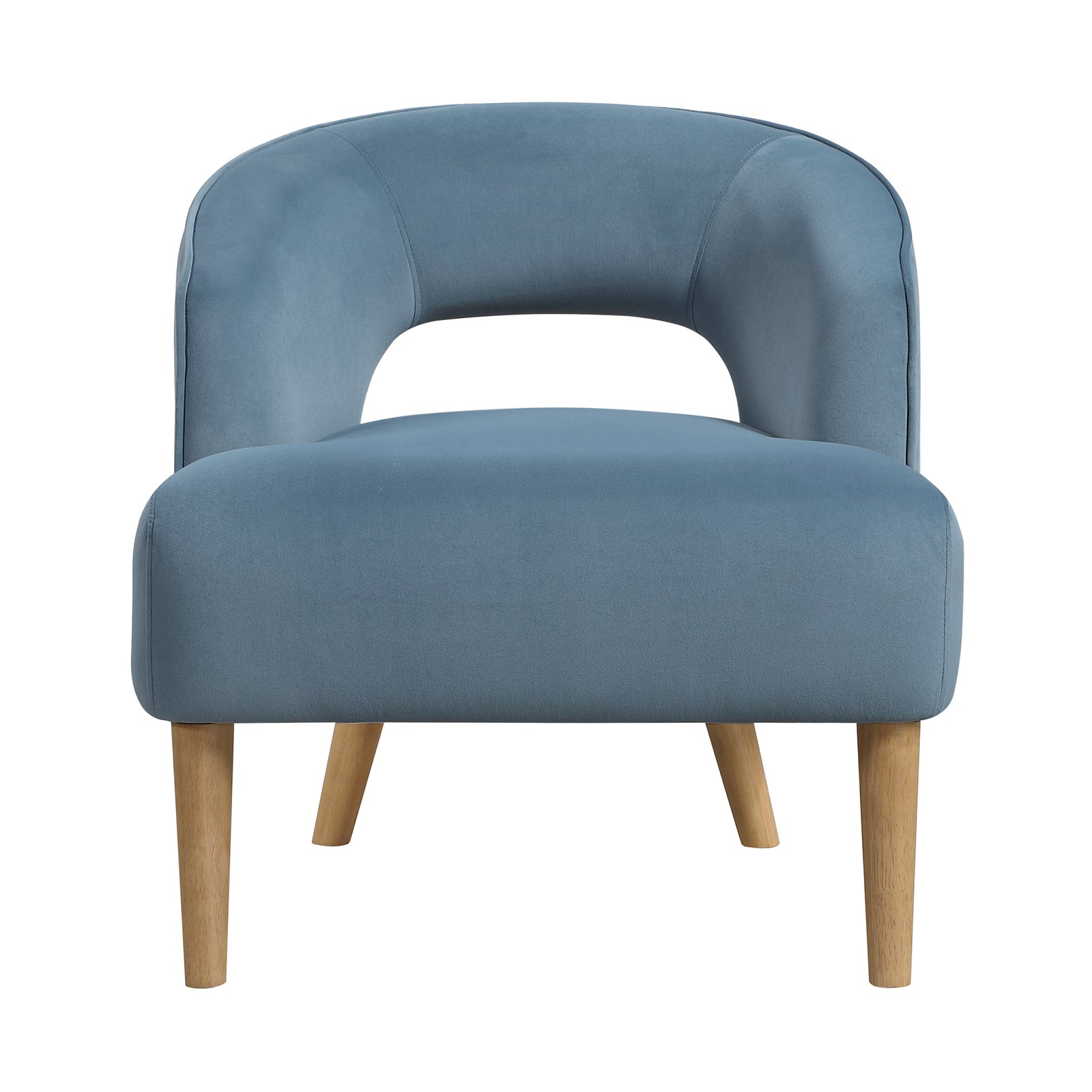 Elise Velvet Fabric Accent Chair