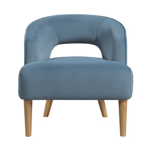 Elise Velvet Fabric Accent Chair