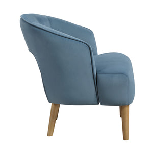 Elise Velvet Fabric Accent Chair