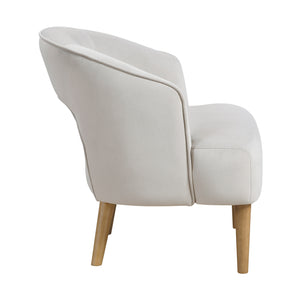 Elise Velvet Fabric Accent Chair