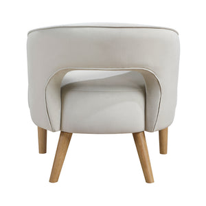 Elise Velvet Fabric Accent Chair
