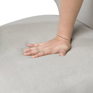 Elise Velvet Fabric Accent Chair
