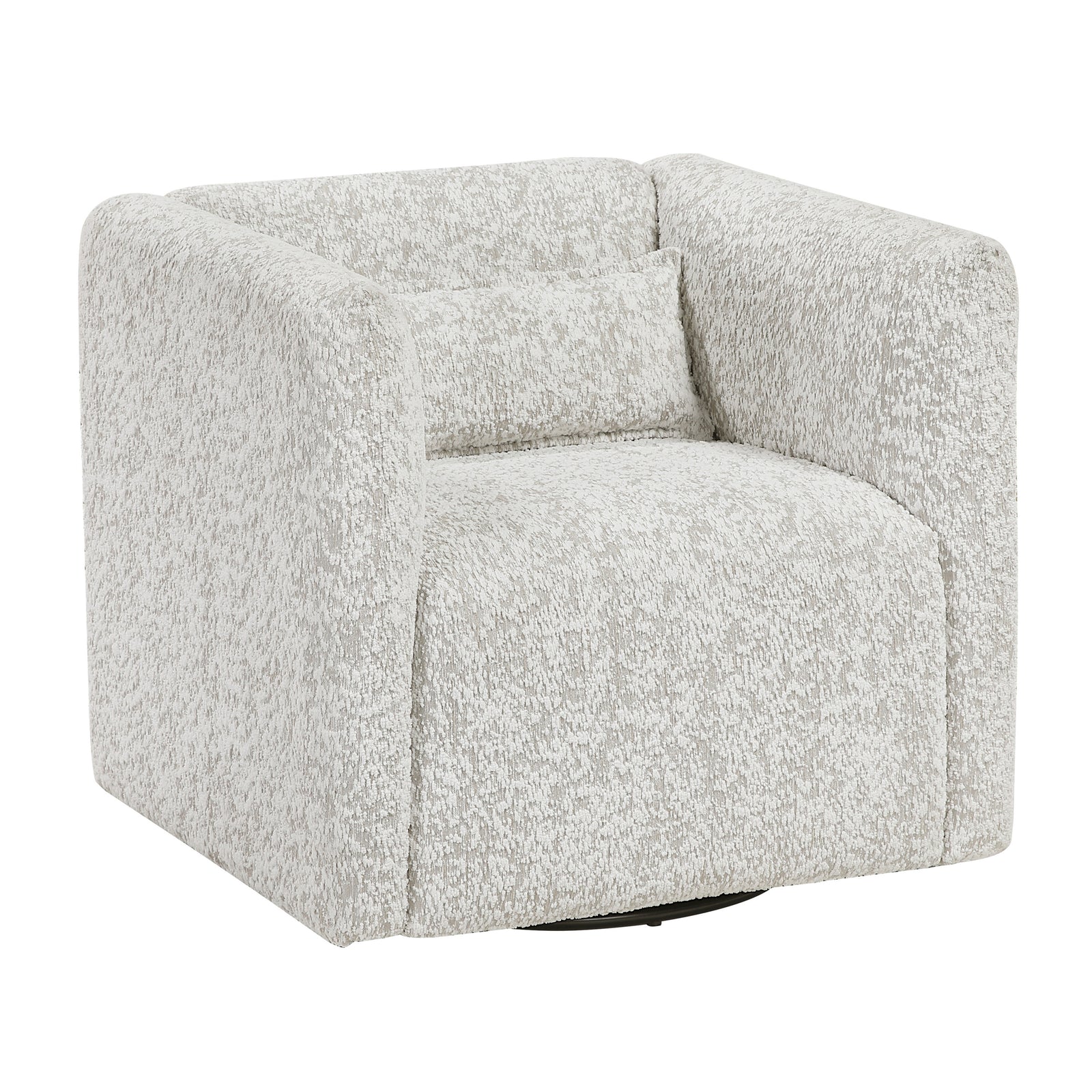 Quinn Jacquard Fabric Swivel Chair
