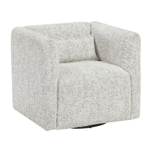 Quinn Jacquard Fabric Swivel Chair