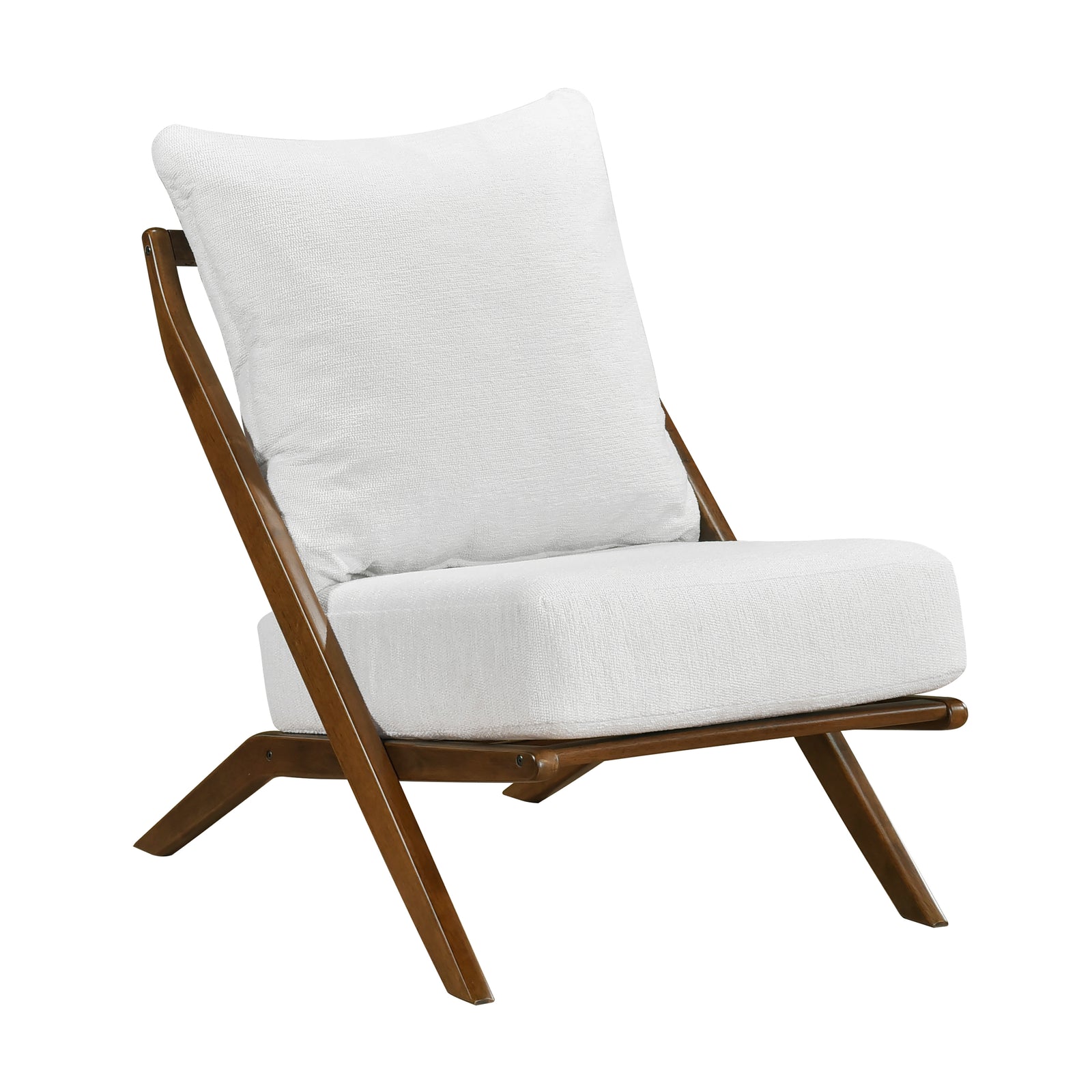 Roussel Chenille Fabric Accent Chair