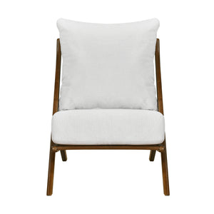 Roussel Chenille Fabric Accent Chair