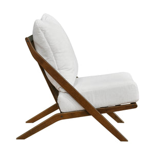 Roussel Chenille Fabric Accent Chair