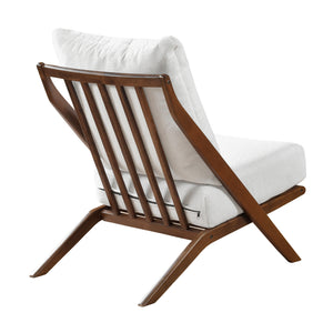 Roussel Chenille Fabric Accent Chair