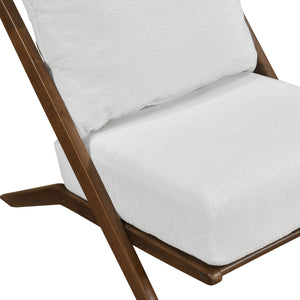 Roussel Chenille Fabric Accent Chair