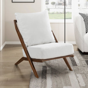 Roussel Chenille Fabric Accent Chair