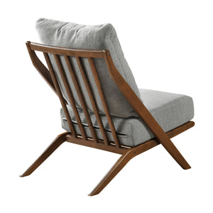 Roussel Chenille Fabric Accent Chair