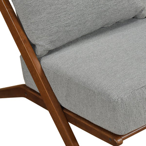 Roussel Chenille Fabric Accent Chair