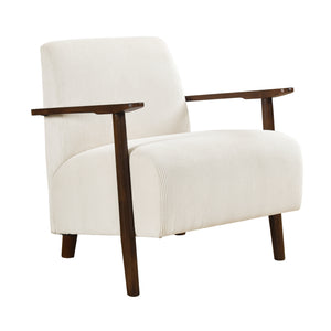 Fedora Corduroy Fabric Accent Chair