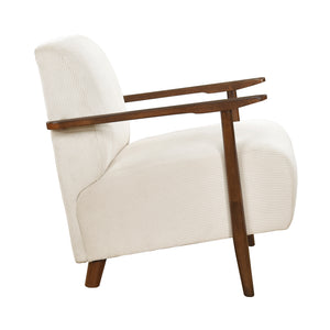 Fedora Corduroy Fabric Accent Chair