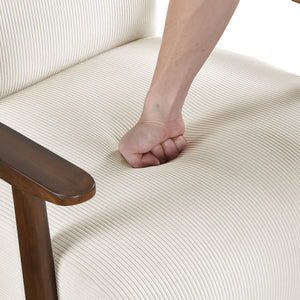 Fedora Corduroy Fabric Accent Chair