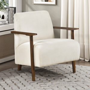 Fedora Corduroy Fabric Accent Chair