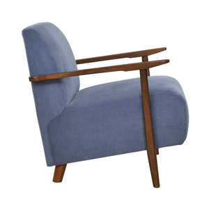 Fedora Corduroy Fabric Accent Chair