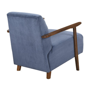 Fedora Corduroy Fabric Accent Chair