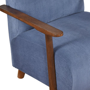 Fedora Corduroy Fabric Accent Chair