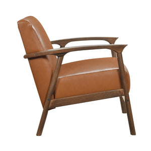 Harper Faux Leather Accent Chair