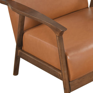 Harper Faux Leather Accent Chair