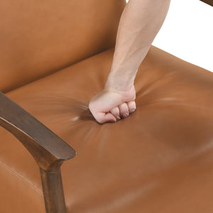 Harper Faux Leather Accent Chair