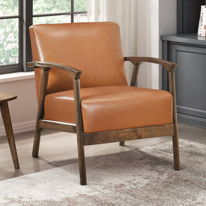 Harper Faux Leather Accent Chair