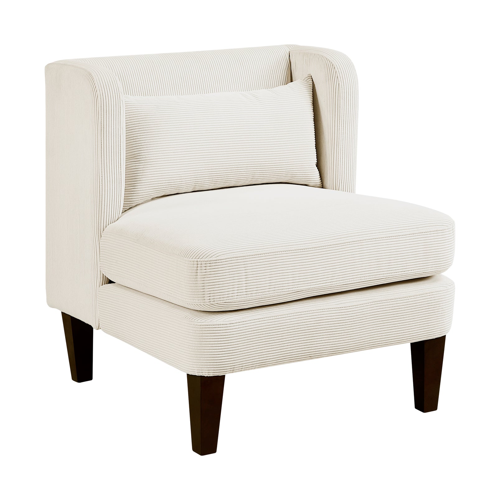 Clara Corduroy Fabric  Accent Chair